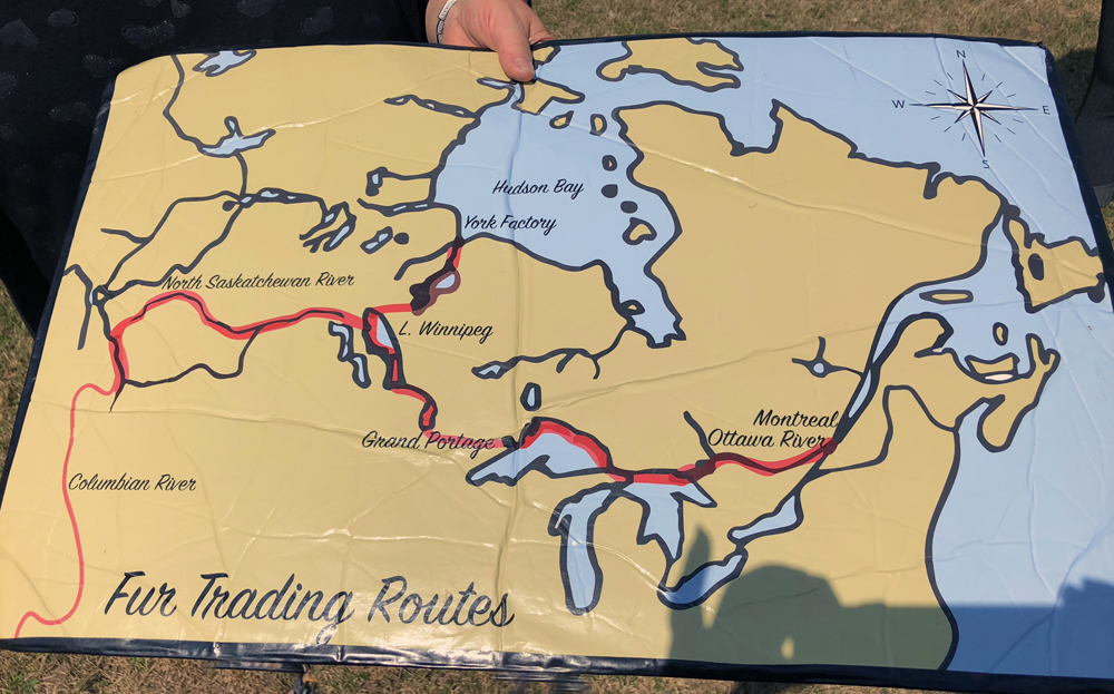 Map Of Fur Trade Routes In Canada Fur Trade Map S | Fork On The Move: